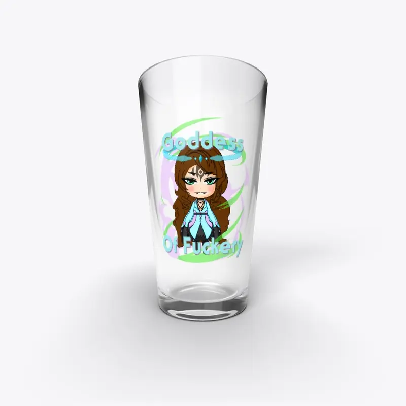 Goddess Of Fuckery Pint Glass